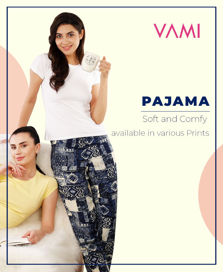 VAMI Printed Pajama for Women